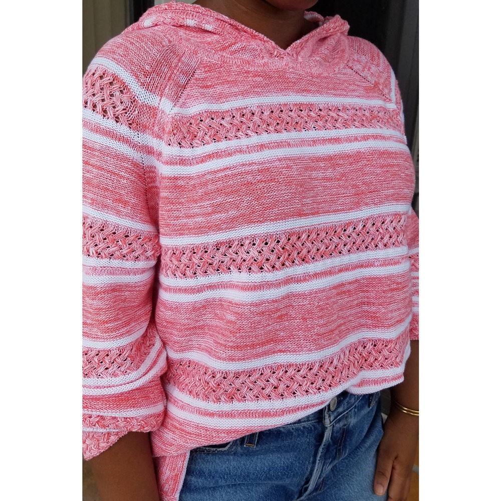 TOMMY BAHAMA Anacapa Marled Stripe Hoodie NWT - Picture 4 of 11